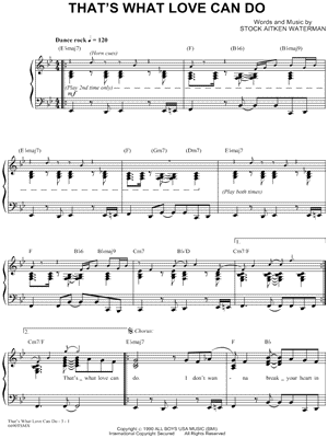 That's What Love Can Do