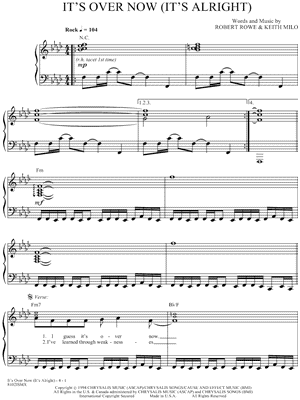 It's Over Now (It's Alright)