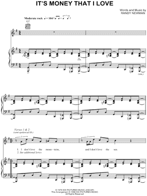 It's Money That I Love