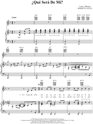Que Sera De Mi