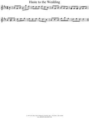 Haste To the Wedding