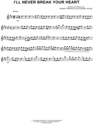 I'll Never Break Your Heart