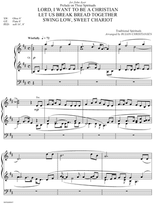 Prelude on Three Spirituals