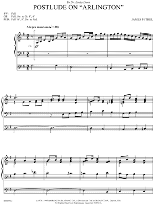 Postlude on "Arlington"