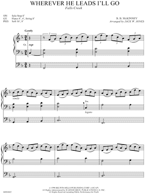 Wherever He Leads I'll Go