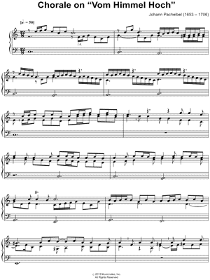 Chorale on "Vom Himmel Hoch"