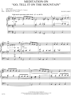 Meditation on "Go, Tell It on the Mountain"