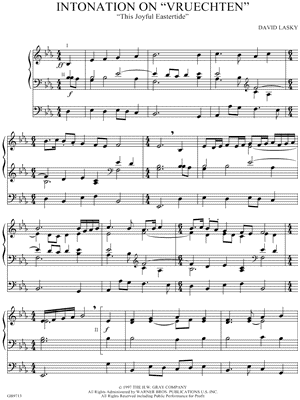 Intonation on "Vruechten"