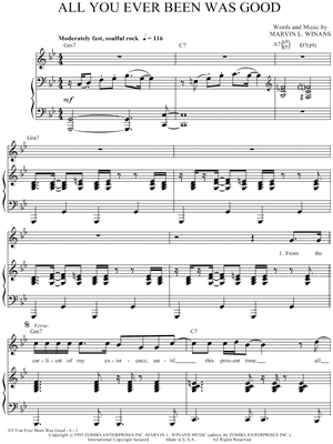 All You Ever Been Was Good