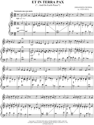 Et In Terra Pax