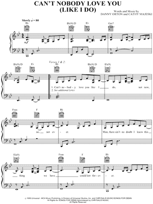 Can't Nobody Love You