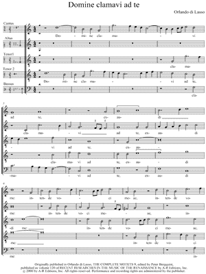 Domine clamavi ad te