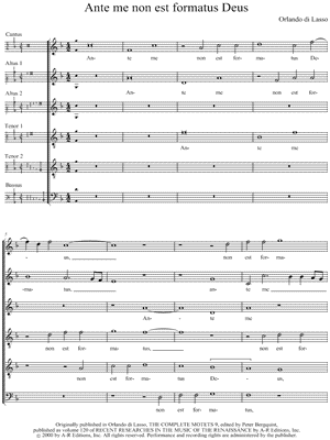 Ante me non est formatus Deus