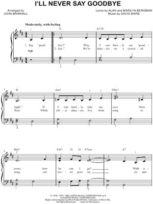 I'll Never Say Goodbye