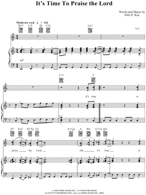 It's Time To Praise the Lord