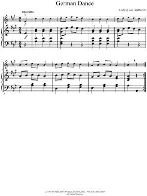 German Dance in A Major