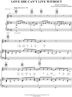 Love She Can't Live Without