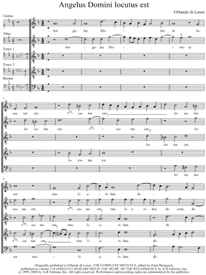 Angelus Domini locutus est