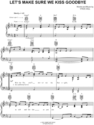 Let's Make Sure We Kiss Goodbye