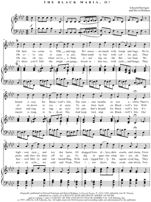 The Black Maria, O!