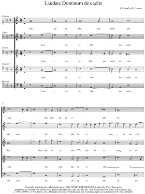 Laudate Dominum de caelis