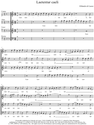 Laetentur caeli