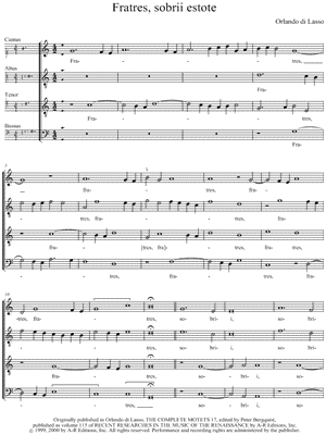 Fratres, sobrii estote