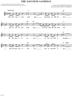 The Japanese Sandman