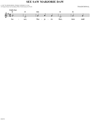 See Saw Marjorie Daw