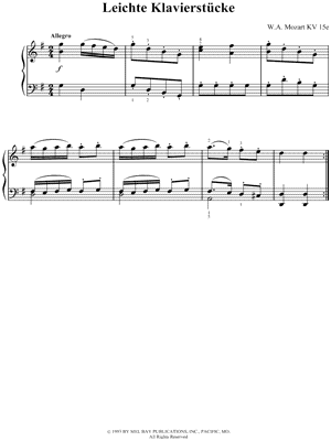 Leichte Klavierstücke