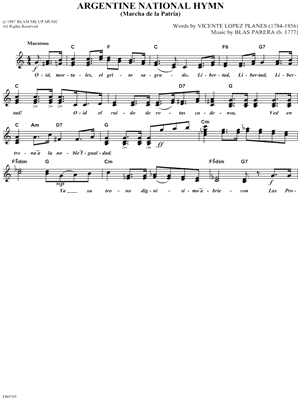 Argentine National Hymn