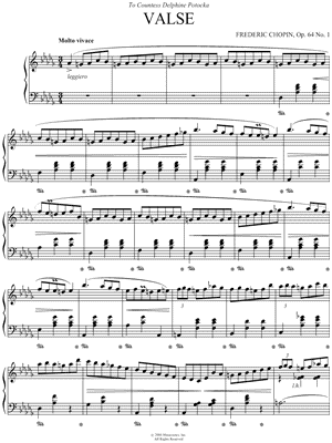 Waltz in Db Major, Op. 64, No. 1