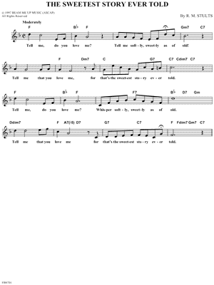 The Sweetest Story Ever Told