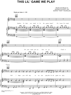 This Lil' Game We Play