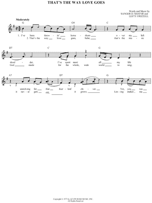 That's the Way Love Goes