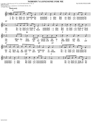 Nobody's Lonesome for Me