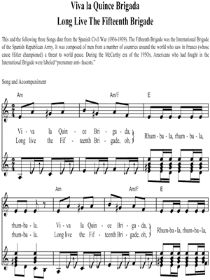 Viva La Quince Brigada