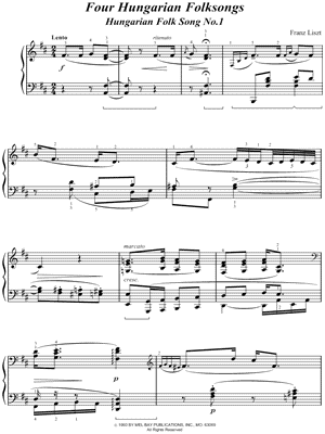 Hungarian Folksong No. 1