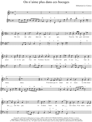 On n'aime plus dans ces bocages