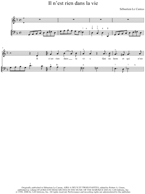 Il n'est rien dans la vie