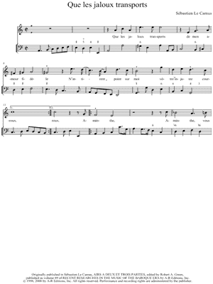 Que les jaloux transports