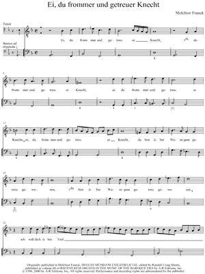 Ei, du frommer und getreuer Knecht