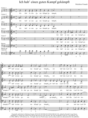 Ich hab' einen guten Kampf gekampft