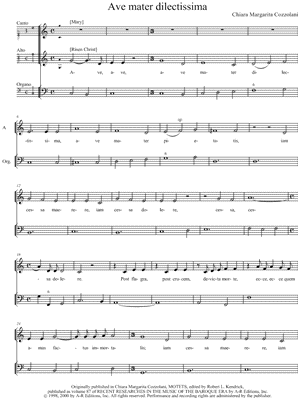 Ave mater dilectissima