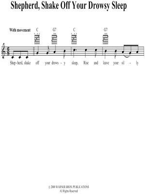 Shepherd, Shake Off Your Drowsy Sleep