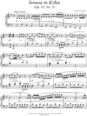 Sonata in B-Flat, Opus 47, No. 2: I. Allegro