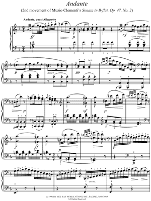 Sonata in B-Flat, Opus 47, No. 2: II. Andante