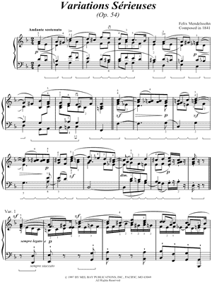 Variations Sérieuses