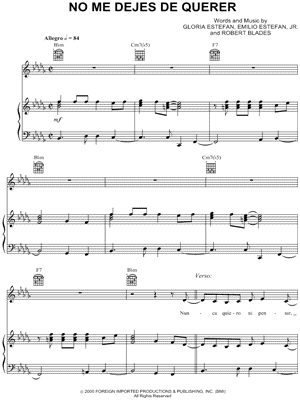 No Me Dejes De Querer