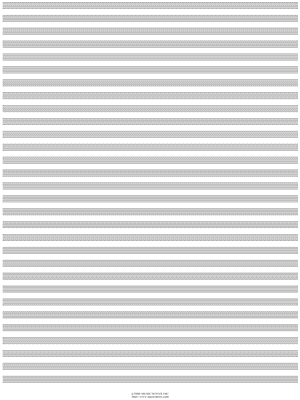 Manuscript Paper - 30 Stave 11" x 17" (Free Blank Sheet Music)